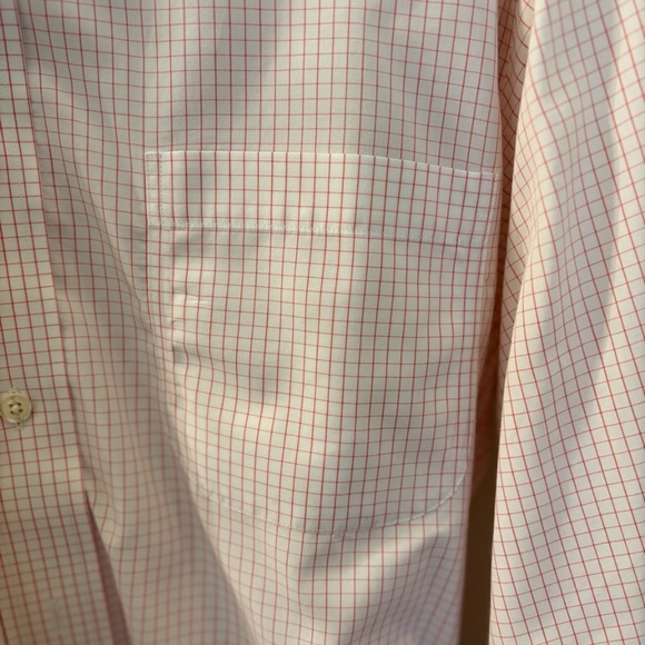 👔 Brooks Brothers Slim Fit 15-33 Dress Shirt – Pink Grid Check, Non-Iron - Picture 2 of 7